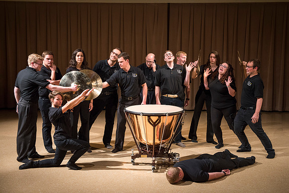 Percussion Ensemble directed by David Taylor