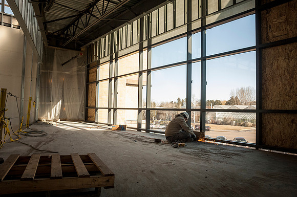 Inside the new Science Technology Building, which is scheduled to be complete by the 2016 Fall Semester.