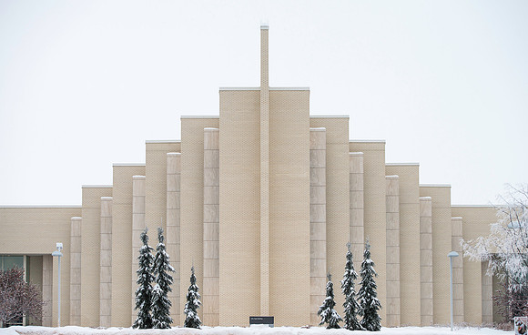 John Taylor Building on a cold wintery day.