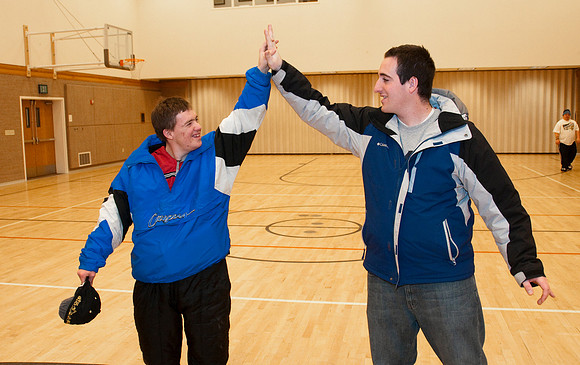 Adaptive Physical Education instructor Bob Christensen