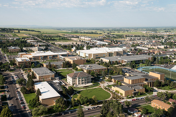 Aerial photos of BYU-Idaho Campus