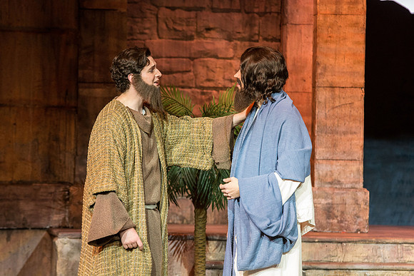 The first Dress Rehearsal for Christ the Lord-Our True Light by the BYU-Idaho Theater Department. Photo by Erik Hill.