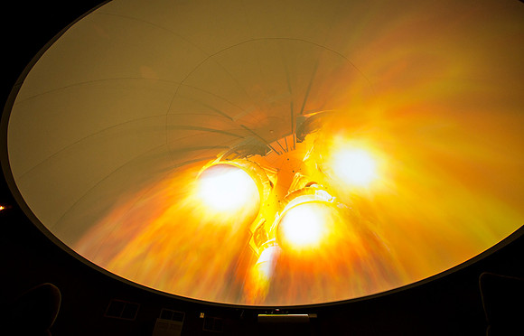 The BYU-Idaho Physics Department Planetarium housed in the George S. Romney Building.  BYU-Idaho Photo by Michael Lewis