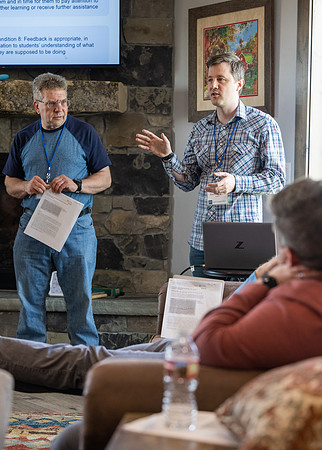 BYU-Idaho faculty get a chance to learn better teaching practices from each other in a more relaxed environment.