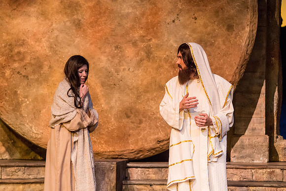 The first Dress Rehearsal for Christ the Lord-Our True Light by the BYU-Idaho Theater Department. Photo by Erik Hill.