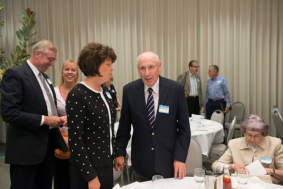 Alumni of the class of 1963 were inducted into the ranks of emeritus status. Also, David and Sara Lee Gibb were honored as the Alumni Award of Excellence Recipients.