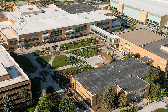 Aerial photos of BYU-Idaho Campus