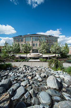 Jacob Spori Building in the Springtime.