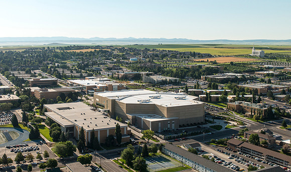 Aerial photos of BYU-Idaho Campus
