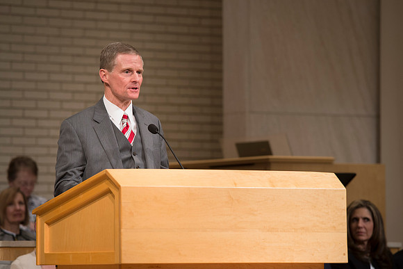 Elder Bednar speaks briefly about how Sister Bednar is the ultimate example of of righteousness among all nations.