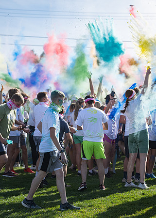 BYUI Color Run During Spirit Week