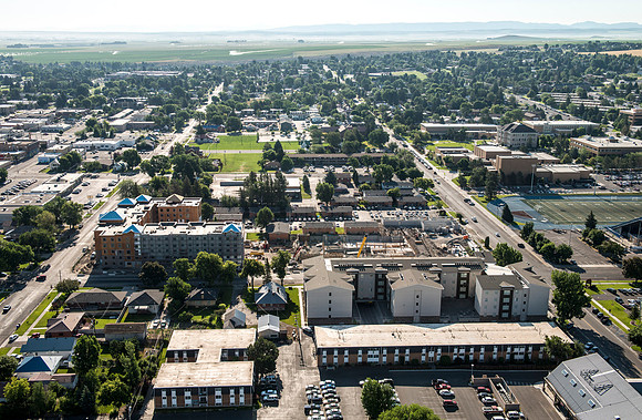 Aerial photos of BYU-Idaho Campus
