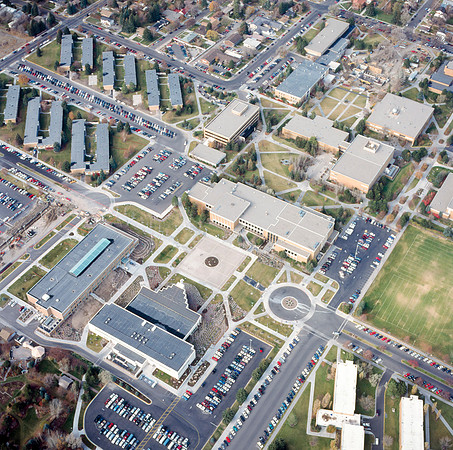 Aerial Photos of Ricks Campus and the surrounding area.