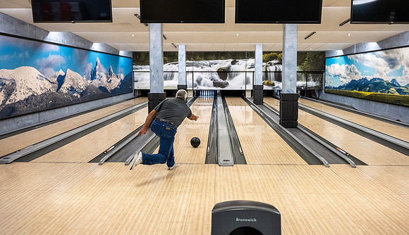 Strike Zone Bowling Supervisor, Harold Rose.