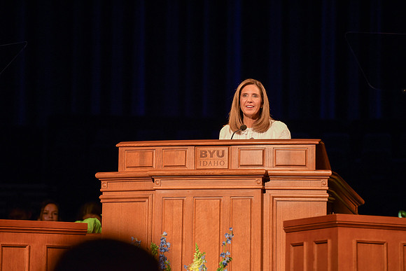 Devotional at BYU-Idaho where President Henry J. Eyring and Kelly Eyring spoke.