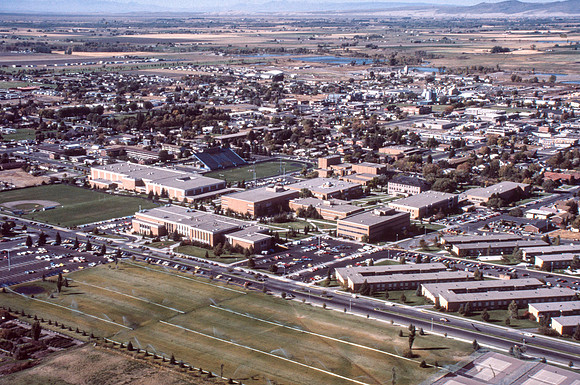 Aerial Photos of Ricks Campus and the surrounding area.