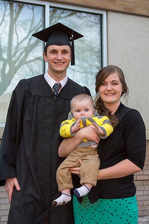 Brigham Young University-Idaho Graduates tour campus with their families saying goobyes to peers and getting pictures with friends and family before the convocation ceremonies. Photo by Ryan Chase