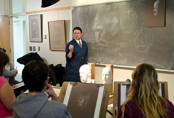 Art Head Drawing Class taught Leon Parson.