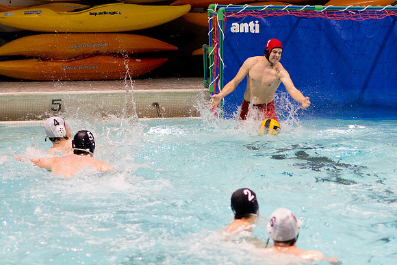 Images of the Mens and Womens competitive Water Polo Championship.