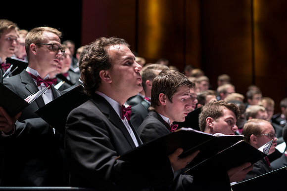 Music, Theater and Dance Departments combine with special guests, Time for Three to perform in the BYU-Idaho Center.