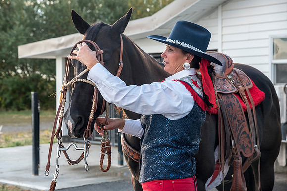 Julie Lee is an Americana horseback rider and has been affiliated with teaching at BYU-Idaho.