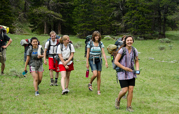Backpacking trip up Webber Creek trail to Webber Lake.