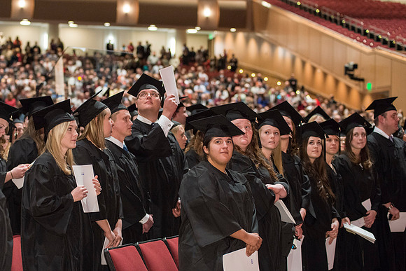BYU-Idaho December 2013 graduation.