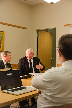 Faculty Members at a Communications Department Meeting