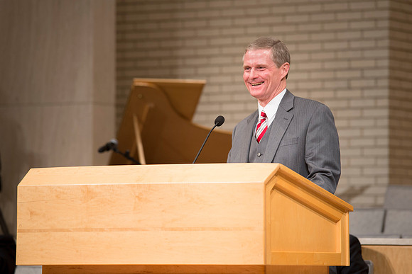 Elder Bednar speaks briefly about how Sister Bednar is the ultimate example of of righteousness among all nations.