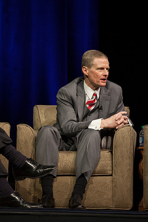 Elder Bednar speaks during Date Night with the married students at BYU-Idaho.