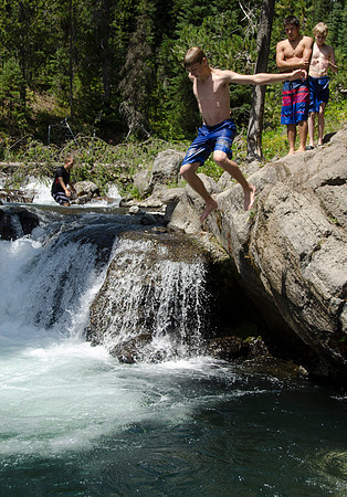 Union Falls Hike: A 17 mile hike round trip and you cross the river 4 times each way.  A very rewarding hike with a beautiful view of Union Falls. Then the real joy is to jump into Ouzel Pool which is