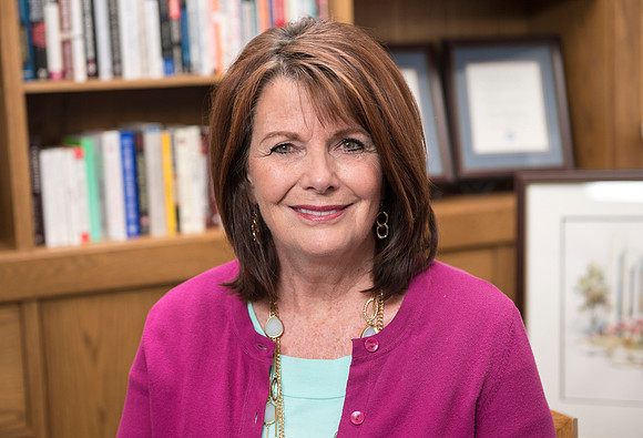 President Gilbert interviews Kris Powell about her role in the Student Activity Program and the Spirit of Ricks.