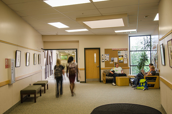 Interior of the Ezra Taft Benson Building.