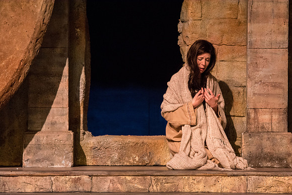 The first Dress Rehearsal for Christ the Lord-Our True Light by the BYU-Idaho Theater Department. Photo by Erik Hill.