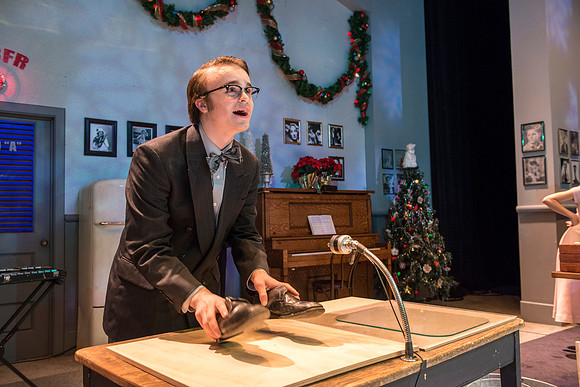 It's a Wonderful Life: A Live Radio Play, comes to life on stage at the Snow Drama Theater at BYU-Idaho.  It was written by Joe Landry and directed by Roger Merrill.