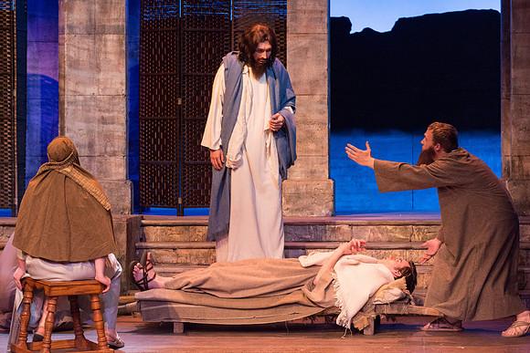 The first Dress Rehearsal for Christ the Lord-Our True Light by the BYU-Idaho Theater Department. Photo by Erik Hill.