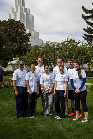 More than 600 participants ran in a 37 mile relay race, beginning at the Rexburg Temple and ending in Idaho Falls.
