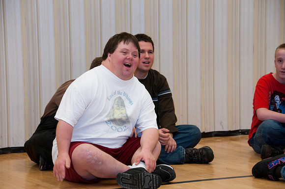 Adaptive Physical Education with instructor Bob Christensen.