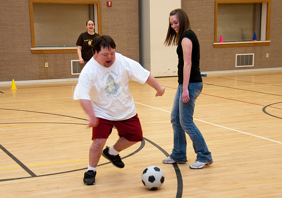 Adaptive Physical Education with instructor Bob Christensen.