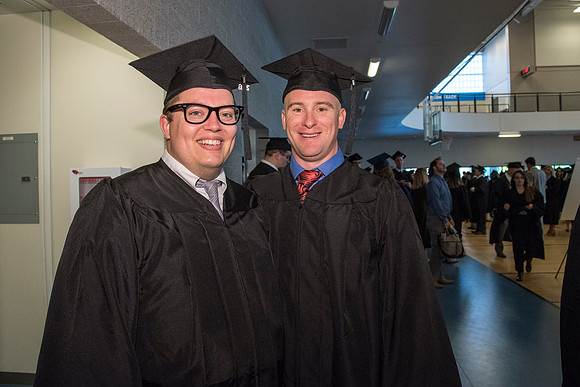 Students of Brigham Young University-Idaho prior to convocation of the Spring 2016 semester. Photo by Ryan Chase.