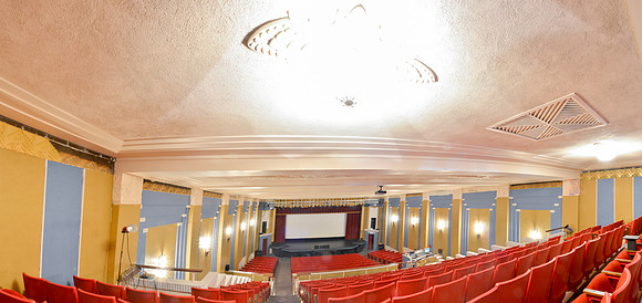 Inside the Romance Theatre.