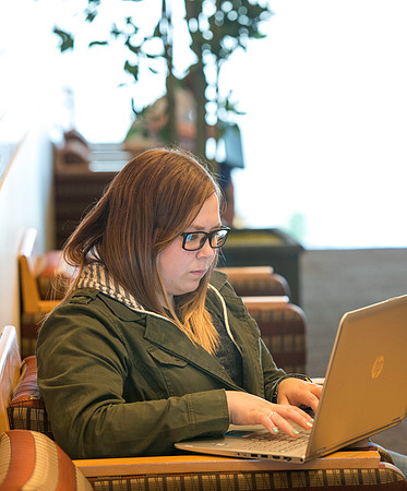 Study break in the BYU-Idaho Center.