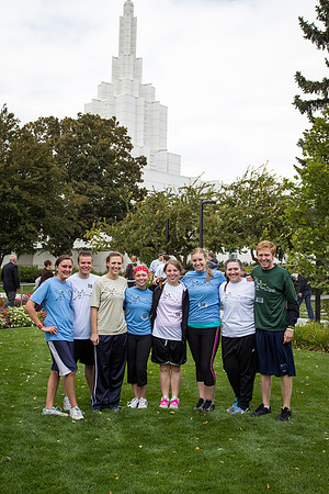More than 600 participants ran in a 37 mile relay race, beginning at the Rexburg Temple and ending in Idaho Falls.