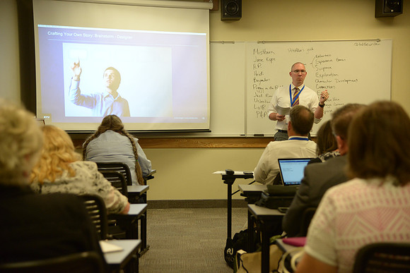 Online Instructors gather for a conference at BYU-Idaho. Photos by Photo Services