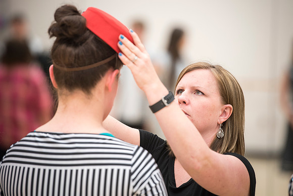 Dance Alliance director Ashley Storm works with the group practicing for their upcoming tour across the United States in states such as Texas and Kansas.