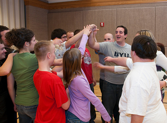 Adaptive Physical Education with instructor Bob Christensen.