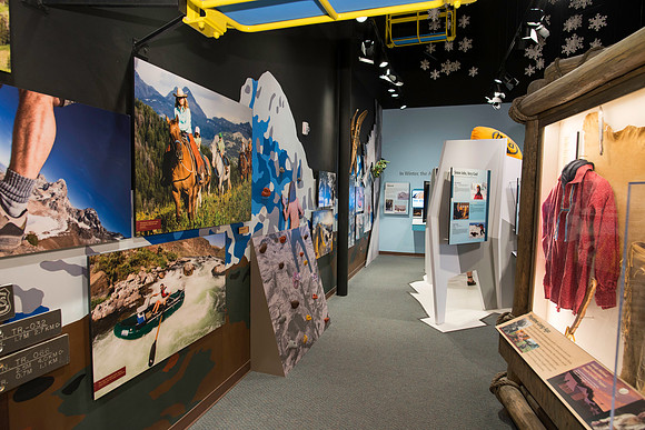 "The Evolution of Yellowstone, Celebrating 100 Years of Park Service" A new display designed by BYU-Idaho students as part of their course work for a Graphic Design class taught by Shawn Randall.