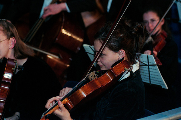 Orchestra performs for the Ricks College Sacred Music Series: The Passion and The Promise of our Lord Jesus Christ. Premiere performance of a newly commissioned oratorio by Daniel E. Gawthrop with R.