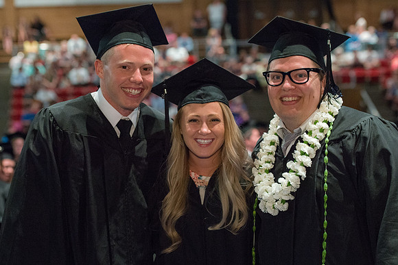 Tyler Rickenbach, Katelyn Crompton and Erik Hill