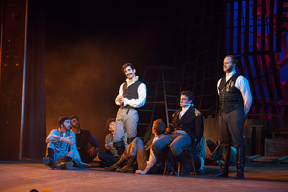 Peter and the Starcatcher is a wildly theatrical, hilarious and innovative retelling of how a miserable orphan came to be "The Boy Who Never Grew Up." Thirteen-year-old Molly Aster, a Starcatcher appr